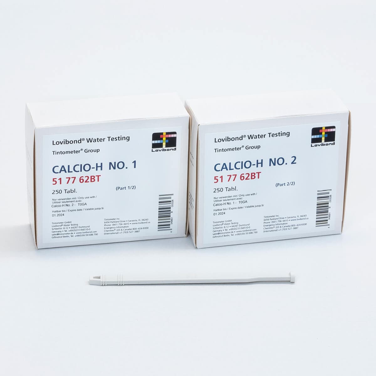 LOVIBOND SET CALCIO H No. 1/No. 2 (250 PACK)
