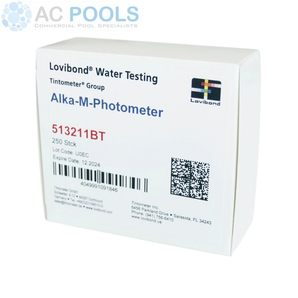 LOVIBOND ALKIA - M Photometer Tablet Reagents, 250 pack